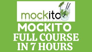 Mockito Full Course in 7 Hours Beginner to Pro [upl. by Rehtae52]