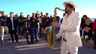 quotBelieverquot  Imagine Dragons  STREET SAX PERFORMANCE [upl. by Delwyn]