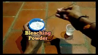 Bleaching Powder reaction and uses [upl. by Camm]