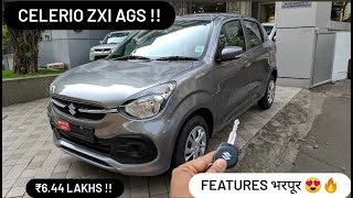 2022 Maruti Suzuki Celerio ZXI AMT  ₹ 644 Lakhs  Overview amp Features [upl. by Nerrol517]