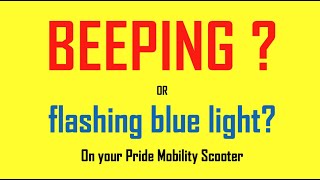 Scooter BEEPING or flashing blue light [upl. by Uah376]