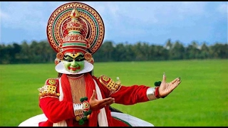 🎭 Theatrical Kathakali dance performance tells stories from Hindu epics [upl. by Lucias]