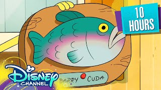 10 Hours of Barry Cuda  Big City Greens  Disney Channel [upl. by Neersan946]