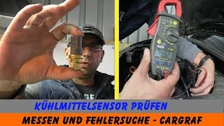 Kühlmittelsensor prüfen  Fehlersuche  Sensorik [upl. by Thurnau707]