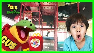 McDonalds Indoor Playground Playtime with Ryan ToysReview [upl. by Gilba]