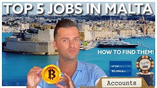 TOP 5 JOBS needed in MALTA [upl. by Hennahane]