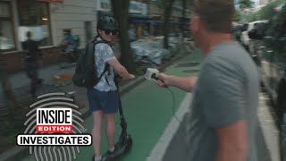 Electric Scooters Are Crashing Into People and Cars [upl. by Atsed945]