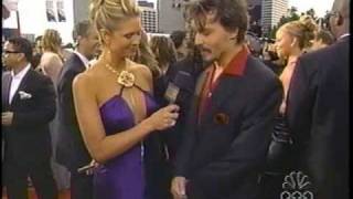 Johnny Depp vs Vanessa Paradis Golden Globes TV E [upl. by Daitzman]