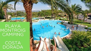 Playa Montroig Camping Costa Dorada Cambrils Salou Kelair Campotel [upl. by Enael]