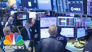 Stock Trading Halted After Markets Plunge At Market Open  NBC News [upl. by Harlen]