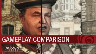 Assassins Creed The Ezio Collection Gameplay Comparison  Ubisoft NA [upl. by Ellenhoj]