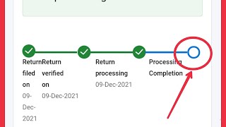 ITR Processing Completion Problem amp Time TDS Return  in Income Tax portal 2022 [upl. by Daraj]