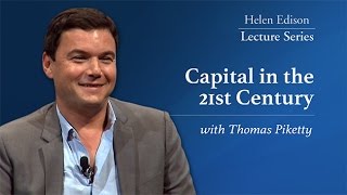 Capital in the 21st Century with Thomas Piketty  Helen Edison Lecture Series [upl. by Kamin]