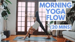 20 Min MORNING YOGA FLOW Full Body Stretch to Wake Up All Levels [upl. by Socram858]