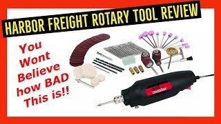 Harbor Freight Rotary Tool  Drill Master Rotary Tool Kit Review [upl. by Neslund]