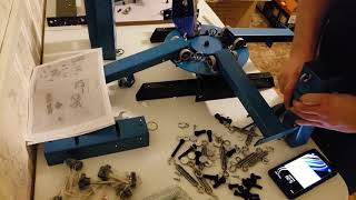 Assembling Vevor 4 Color Printing Press [upl. by Annasor]