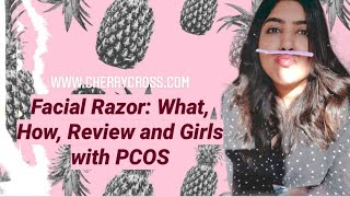 Facial Razor What Review and How it Works for Girls with PCOS [upl. by Terraj]