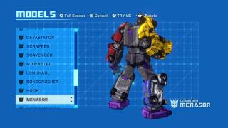 TRANSFORMERS DEVASTATION  EVERY CHARACTER MODEL amp TRANSFORMATION [upl. by Alfie]