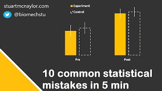 Ten Statistical Mistakes in 5 Min [upl. by Adner819]