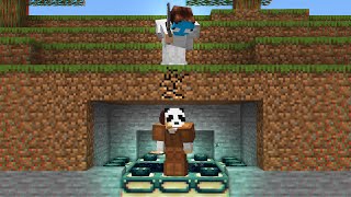 Minecraft Manhunt but its the PERFECT Seed [upl. by Yevoc]