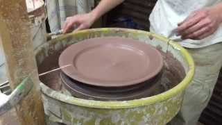 19 Dinner Plates  Howto  Production Pottery [upl. by Couchman43]