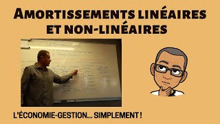 Amortissements linéaires et non linéaires [upl. by Nedyah]