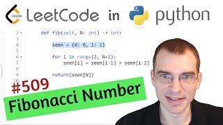 Python Programming Practice LeetCode 509  Fibonacci Number [upl. by Pacheco]