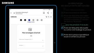 Comment bénéficier de mon offre de remboursement électroménager ou TV amp Audio Samsung [upl. by Etan]