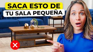 12 COSAS QUE NO DEBES TENER EN UNA SALA PEQUENA [upl. by Sharity]