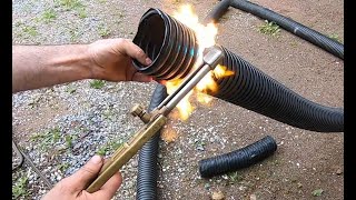 DIY Adding Drain Holes To Corrugated Pipe [upl. by Nelle]