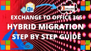 Exchange OnPremise to Office 365 Hybrid  Mailbox Migration Exchange Online  Step by Step Guide [upl. by Orit904]