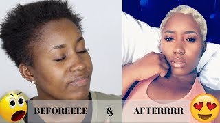 HOW TO BLEACH YOUR HAIR FROM BLACK TO PLATINUM BLONDE [upl. by Assirhc14]