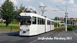 Straßenbahn Würzburg HD [upl. by Lindo]