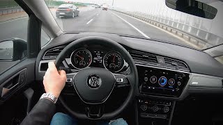 POV 2021 Volkswagen Touran 15 TSI DSG Test Drive [upl. by Notna]