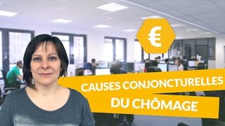 Les causes conjoncturelles du chômage  Economie Terminale STMG  digiSchool [upl. by Ydiarf]