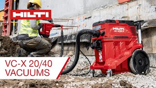 NEW Hilti Vacuums VCX 2040 [upl. by Aleyak279]