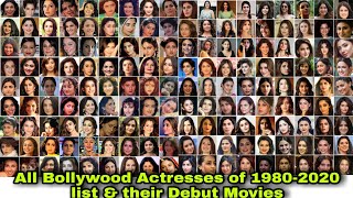 All Bollywood ActressesHeroines of 1980  2021 List amp Their Debut Movies [upl. by Dorin66]