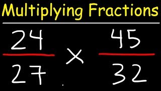 Multiplying Fractions  The Easy Way [upl. by Aggri]