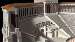 Ancient Rome Theatre of Pompey HD [upl. by Phalan]