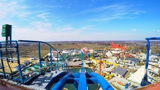 Speed Water Coaster Premier Test POV Energylandia Amusement Park Poland [upl. by Ibot]