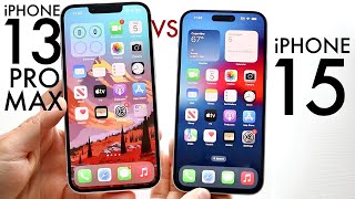 iPhone 15 Vs iPhone 13 Pro Max Comparison Review [upl. by Releyks438]