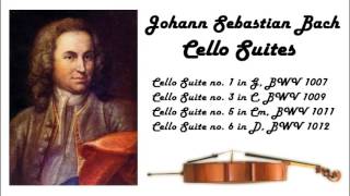 Johann Sebastian Bach  Cello suites in 432 Hz great for reading or studying [upl. by Elletnohs]