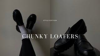 Styling Chunky Loafers l 6 Effortless outfit Ideas l Sustainable Fashion [upl. by Anirtak327]