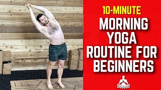 10Minute Morning Yoga Routine for Beginners Do This Every Morning [upl. by Inaluiak820]