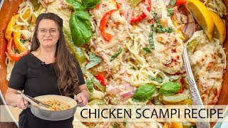 Chicken Scampi Recipe Olive Garden Copycat [upl. by Ahsiket]