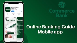 Commerce Bank Online Guide Mobile  Commerce Bank Login Reset Password Register Open Account [upl. by Kreis]