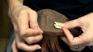 How to Sew Clips into Your Wig and Secure Your Wig [upl. by Campman153]