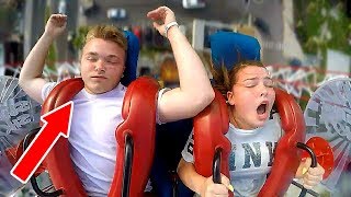 Boys Passing Out 1  Funny Slingshot Ride Compilation [upl. by Ancell]