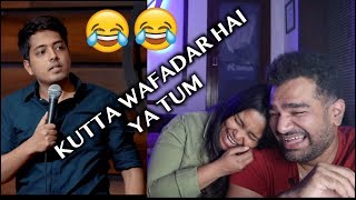 DOGS REACTION  AKASH GUPTA  FUNNY STAND UP COMEDY [upl. by Yerac]