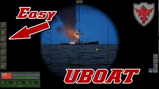 UBOAT  MANUAL TARGETING Part 1 Periscope Tools [upl. by Wynn]